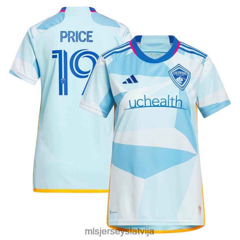 MLS Jerseys kolorādo rapids džeks cena Adidas gaiši zils 2023. gada jaunais dienas komplekts replika krekls sievietes krekls T02Z0R1191